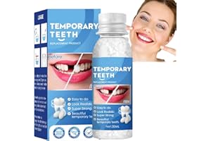 LALULUTEK Temporary Tooth Filling Repair Kit with Moldable False Teeth - Replace Missing or Broken Teeth with Dental Repair Beads - Ideal for Fixing and Filling Teeth - Fake Teeth Replacement Kit