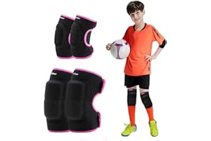 EULANT Tela Coderas y Rodilleras para Niño/Adolescentes/Adulto, Suave Juego de Protecciones de Patinaje/Patines/BMX/Danza/Futbol Portero/Gimnasia Ritmica/Bici/Scooter