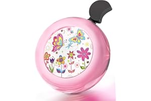 Cozbuen Bicicleta Timbre Timbre de Bicicleta Infantil, Bocina Accesorios Bicicleta, Campana de Bicicleta Montaña Timbre Bici con Sonido Fuerte y Nítido para Niños y Niñas