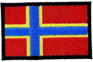 Akachafactory Patch ecusson Brode Backpack Drapeau Flag orcades Orkney thermocollant Insigne