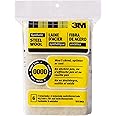 3M Synthetic Steel Wool Pads, 6-Pad, Use Wet Or Dry, Compatible With Water-Based Strippers & Finishes, Will Not Shred, Splinter Or Rust Like Steel Wool Does, Rinse and Reuse (10119NA)