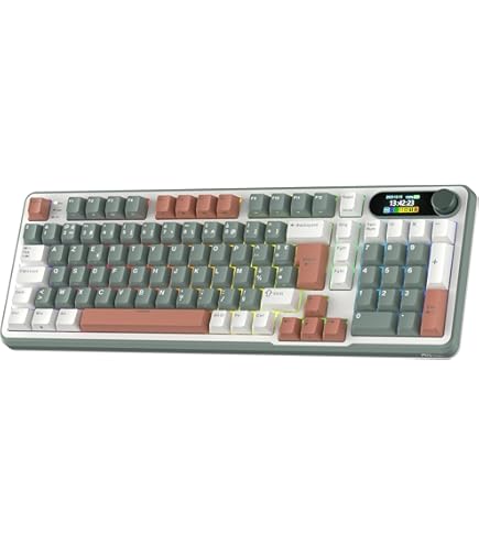 Keychron Q8 Max Clavier de Jeu mécanique sans Fil, Bouton