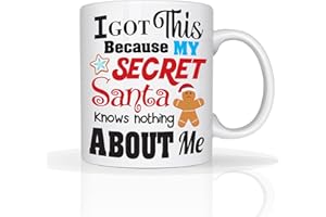 STAR ONLINE Funny Secret Santa Mug Office Rude Secret Santa for Women, Men Work Colleagues