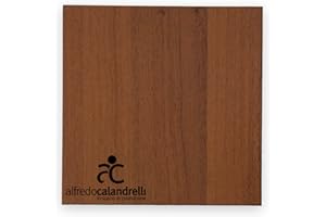 Alfredo Calandrelli Ripiano di legno nobilitato per armadi spessore 18 mm (56,4x50, Noce)