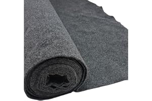 Moqueta (2 mts) Corte de 200x160 cm de moqueta color gris oscuro para tapizar, camperizar y otros - Kadusi