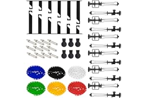 EMART Expand Roller Hintergrund Wandmontage – 6 Ketten Manuelles Fotografie-Support-System, Decken-Hintergrundhalterung befestigt in Stativständer für Videostudio, Live-Streaming