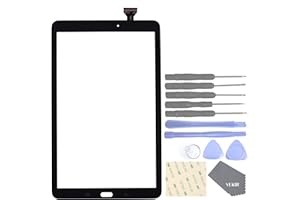 VEKIR Fonction Tactile avec écran de Verre pour Samsung Galaxy Tab E 9.6 SM-T560 T561 T560 (Noir)