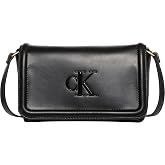 Calvin Klein Kadın Y&uuml;kseltilmiş Ck Flap Crossbody Lv04f1027g &Ccedil;anta