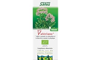 SCHOENENBERGER Salus – Valériane BIO – Complément Alimentaire à Base de Sucs de Plantes Fraîches – Contribue à Augmenter la Qualité du Sommeil et à un bon équilibre nerveux – Végan 200 ml