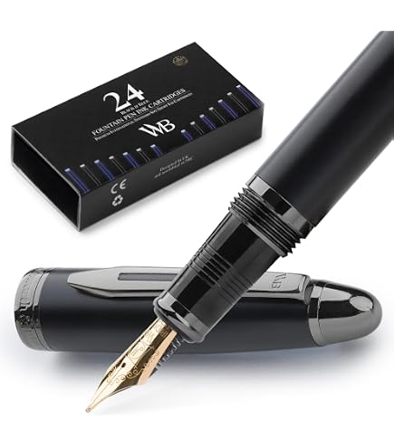 Stylo Plume Daniel Hechter - Corps Chrome, Plume Acier, Couleur Bleu - Occasion Peu Servi