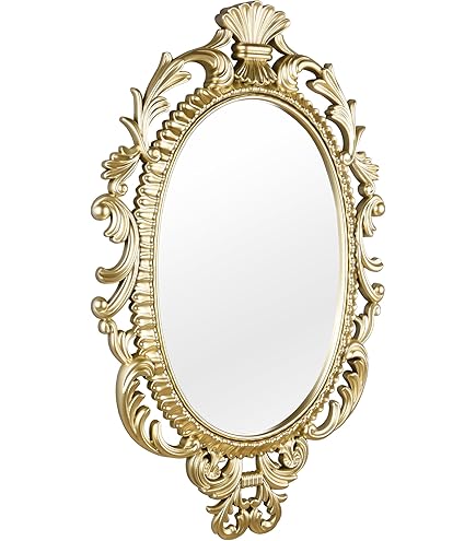 Barok Vintage Spiegel Goud Ovaal | Spiegel | Vintage ,| Klassiek