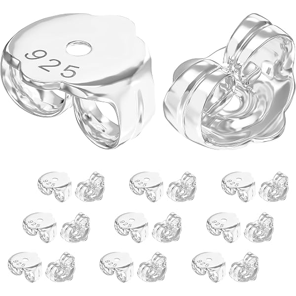 Wholesale Lot Of Earring Backs (Butterfly Stoppers) - For Sterling & Plated Stud Earrings