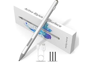SUEJEZT Surface Pen Stylus para Microsoft Surface Pro 9/8/7/6/5/4/3, Surface Go 3/2/1 Surface Laptop/Studio/Book 4/3/2/1 con 4096 Druckempfindlichkeit, Palm Rejection, Microsoft Superficie Go Zubehör