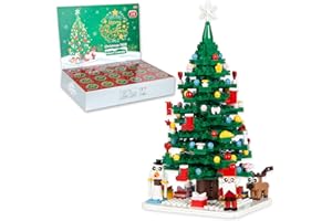 BORSCELLOR Calendrier de l'Avent 2025 Arbre de Noël, Calendrier de Noël Compte à rebours 779PCS Set 24 jours Boîtes à surprises Cadeaux créatifs pour Adultes Adolescents Filles 6+