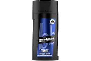 ‎BRUNO BANANI Bruno Banani Fragrance Magic Man Showergel, 3-in-1 Duschgel für Körper, Haar und Gesicht, mit holzig-frischem Herrenduft, 250 ml