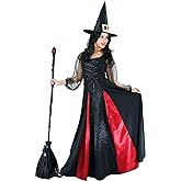 SEA HARE Adult Women's Halloween Elegant Witch Costume (S)