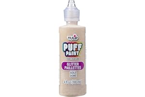 I Love To Create 41301 Tulip Dimensional Fabric Paint, Gold