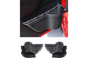 Savadicar DP3 bolsillos de almacenamiento para puerta delantera, caja organizadora de inserción lateral para Jeep Wrangler JK JKU 24 puertas, accesorios de expansión de almacenamiento interior,