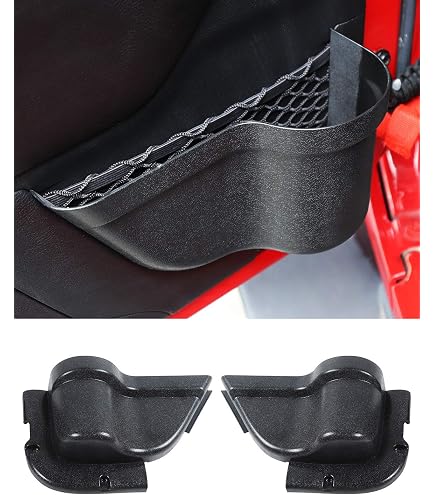 Cinghie Porta Jeep Wrangler TJ JK JKU JL 2pz Rosse | Nylon Resistente Regolabile, Ricambio Cinturino Porta