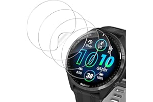 HidWee Displayschutz Kompatibel mit Garmin Forerunner 965 Schutzfolie, 4 Stück HD Anti-Kratzen TPU Displayschutzfolie [Nicht-Glas], Wasserdicht, Anti-Staub, Blasenfrei Sensitive Touch Folie
