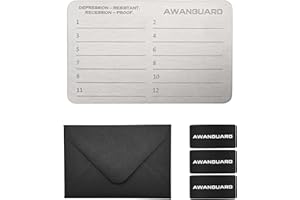 Monedero de Acero AWANGUARD Crypto -1x24 SEED Phrase Placas de Acero Inoxidable, Crypto Wallet. Almacenamiento de Frases de Recuperación. Monedero de Criptomonedas, Almacenamiento de Frases Semilla