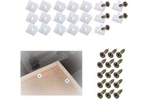 SIQIAN Drawer Supports for Sagging Drawers, 20 Pcs Drawer Repair Kit Supports Bottom Sagging Repair Support Wedges Strengtheners Fixing Mending Wedges with Screws Furniture Chest Drawers