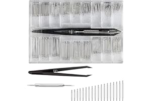 Uskerb Watch Strap Pins -144pcs Stainless Steel Watch Band Link Pins, Watch Spring Bars for Watch Repair, Band Replacement - Durable, Rust-Resistant, Easy to Use
