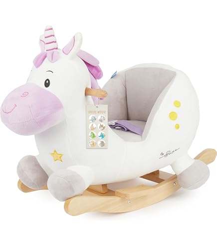 Nattou Schommeldier voor kindjes van Fanny het hert, 10-36 maanden, 60 x 34 x 46 cm, beige/roze, 296267