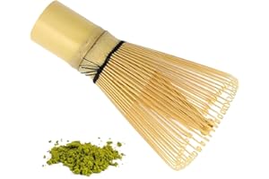 CIMVIDI Batidor de Bambú Chasen, Accesorio de Ceremonia de Matcha Japonés, Premium Matcha té verde batidor de bambú para Preparar un Matcha Tradicional