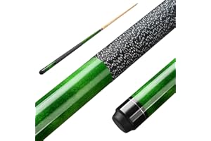 ASMPCUE Stecca da Biliardo da 58 Pollici Hardwood Pool Cue 13 mm Punte per Giocatori di Biliardo Professionisti, 1/2 Stecche per Biliardo Tavolo Sport