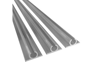 KEDER UK VW Campervan Motorhome Caravan Awning C Rail Channel strip 1.2m 2.4m 3.6m (3 x 1.2 (no holes))