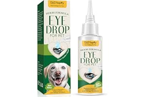 AWEHIRU Augentropfen Hund-Katarakttropfen für Hunde, Sanfte Augenpflege für Hunde & Katzen｜Tägliche Reinigung｜Ohne Alkohol｜60 ml Tropfflasche