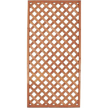 Pannello Grigliato In Legno Di Pino Per Giardino - Rampicanti, Recinzione, Privacy | 120x180 Cm - Foto 1