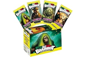 WYFDCZZP Skifidol Italian Brainrot Trading Card Game - Box 48 bustine con 7 carte ciascuna - italian brainrot album - Carte Collezionabili per Bambini, Ragazzi e Appassionati di TCG, Prima serie