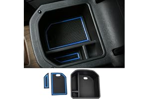 CDEFG Vano Portaoggetti da Bracciolo per V W T-ROC, Scatola di Controllo Centrale Scatola del Bracciolo Scatola di Immagazzinaggio con tappetino antiscivolo Accessori Interni per auto