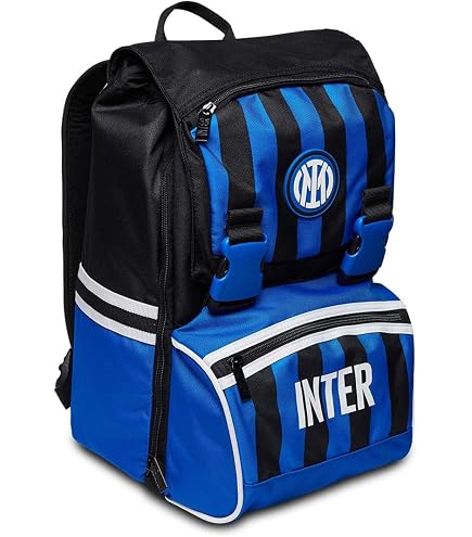 Zaino Trolley Seven Inter Big 2 In 1 - Per Scuola Elementare, Capienza 36 Litri, Doppio Scomparto, Ruote E Spallacci A Scomparsa