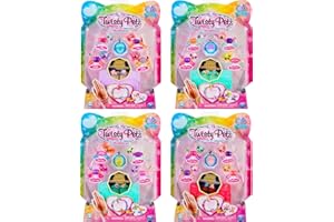 Twisty Petz 6044224 Babies 4-Pack Zestaw Bransoletek dla Dzieci, Wielokolorowe, 4 Sztuki