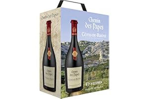 LES GRANDS CHAIS DE FRANCE Chemin De Papes Cote De Rhone Aoc 3,0L Bag In Box - Rotwein, Frankreich, Trocken, 3l