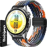 Rongep [&Ouml;rg&uuml; Loop] Huawei ile Uyumlu 22mm Kordon GT7/GT7 Pro/GT6/6 Pro/Runner 2/GT5/5 Pro/GT4/GT3 46mm i&ccedil;in Manyetik Toka GT7