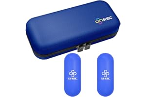 SHBC Insulin Cooler Case Travel for Diabetic Organize Insulated Cooling Bag for Medication with 2 Ice Packs Blue Medical Cool Bag