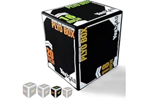 Yes4All 3 in 1 Soft Plyo Box con Anima in Legno, Scatola pliometrica in Schiuma per Esercizi, MMA, Allenamento pliometrico, Disponibile in 4 Misure