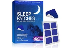HAIYOX 60 Pieces Sleep Patches,Sleep Support Patches to Improve Quality Sleep,Sleep Patches for Adults,Ideal for Travel and Stress Relief,Sleep Patch,Sleep Aid Patches,Kind Patches Sleep,Sleeping Patches
