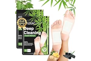 BLARO'S ORIGINAL 20 Pack Parches Detox Pies - Desintoxicacion Original - Ingredientes Naturales: Ajenjo, Bambu y Jengibre - Almohadillas Limpieza Profunda - Alivia el Extres y Duerme Profundamente