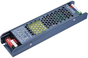 JOYLIT 24V LED Driver 150W Professional, 175-264V AC to DC 24 Volt 6.25A Constant Voltage Power Supply, 4 Level Brightness Dimmable, Slim, Silent Transformer for LED Strip Lights, 3D Printer