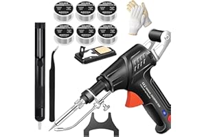 GENERISCH Pistola de soldadura Ayyecoeeye, 3 en 1, portátil, calentada internamente, láser industrial, económica, para eliminación de óxido, corte y soldadura, con 6 volúmenes de cable