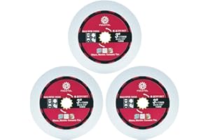 FOCSTOL Diamentowa tarcza do cięcia szkła 75 mm – diamentowa tarcza do cięcia i szlifowania szkła, jadeitu, kryształowej butelki wina, do mini szlifierki kątowej z otworem 10 mm, opakowanie zawiera 3