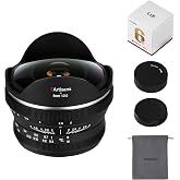 7Artisans 6 mm F2.0 APS-C balık g&ouml;z&uuml; ultra geniş a&ccedil;ılı objektif 220&deg; manuel odaklama, aynasız Canon R Mount R7 R10 R50 R100 R