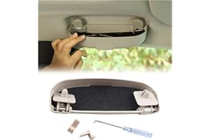 BIXUAN Compatible con Mercedes-Benz GLA X156 / C Clase W205/GLC SUV X253/B W246/A W176 Portagafas Organizador Funda para Gafas de Coche Caja Porta Gafas Almacenamiento,Soporte de Coche