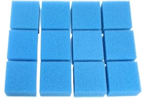 INGVIEE 12 Pièces Compatible Mousse Filtrante Fin Bioplus Fine pour Juwel Compact/Bioflow 3.0 / M