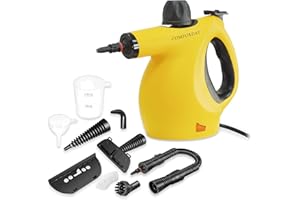 Comforday Multi-Purpose Steam Cleaner with 9-Piece Accessories, Handheld Steam Cleaner Perfect for Stain Removal, Curtains, Car Seats, Floor, Bathroom